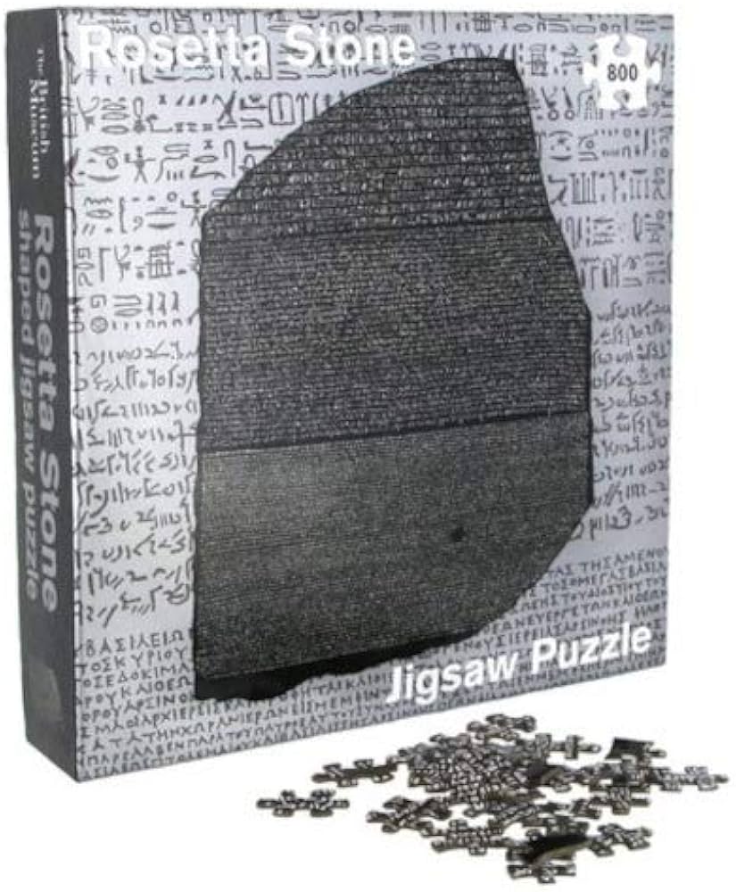 Amazon | Adult Jigsaw Puzzle British Museum: Rosetta Stone (800
