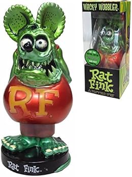 Amazon | FUNKO Wacky Wobbler RAT FINK （メタリックグリーン