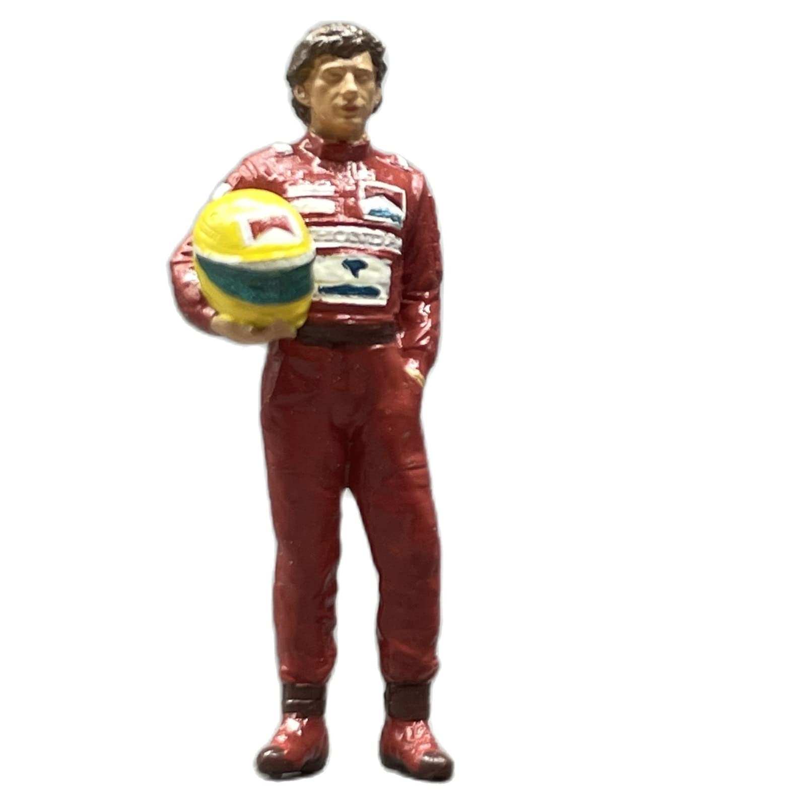 Amazon.co.jp: 1/64スケールフィギュアクラシックF1ドライバーAyrton