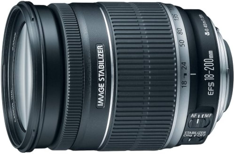 Amazon.co.jp: Canon EF-S 18-200mm f/3.5-5.6 IS Standard Zoom Lens
