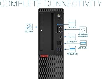 Amazon.com: Lenovo ThinkCentre M720S SFF PC Desktop Computer, Core