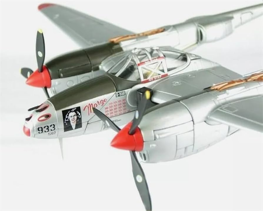 Amazon.com: Corgi Lockheed P-38J Lightning, USAAF 49TH FG, Marge