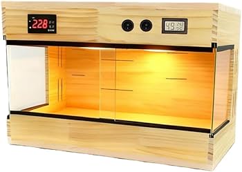 Amazon | AOUGN木製爬虫類 ケージ、多機能飼育ケース、 温度調節機能