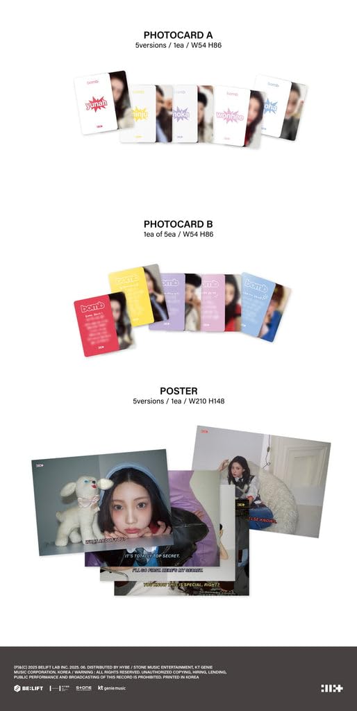 Amazon.co.jp: アイリット ILLIT bomb [GLLIT ver.] 3rdミニアルバム