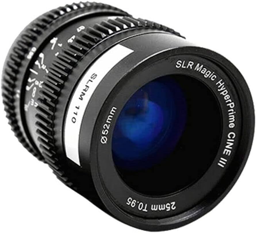 Amazon.com : SLR Magic 25mm T0.95 Large Aperture Cine Lens for M4