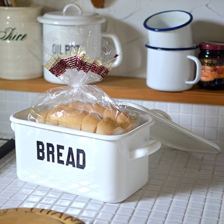 ちあさん用 カントリー ブレット缶 BREAD ホーロー製キッチンセット