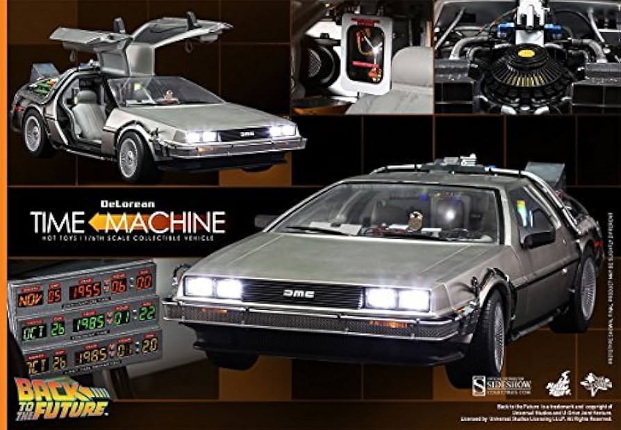 Amazon.co.jp: ホットToys Back to the Future Part 1 DeLorean Time