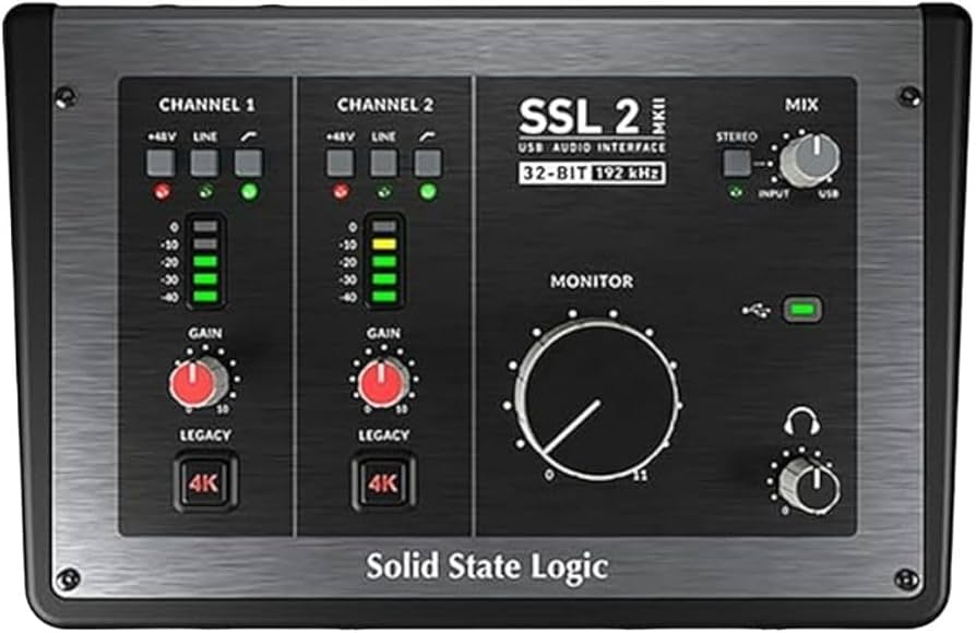 Amazon.co.jp: ソリッドステートロジック SSL 2 MKII - 2x2 USB