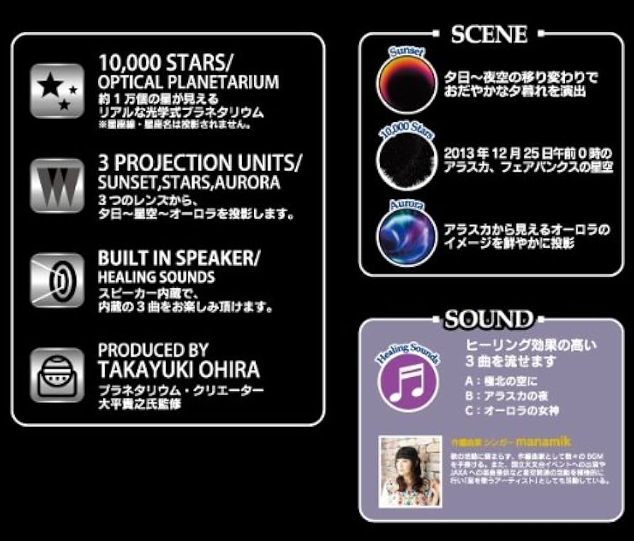 Amazon | HOMESTAR AURORA ALASKA NIGHT SKY (ホームスター オーロラ