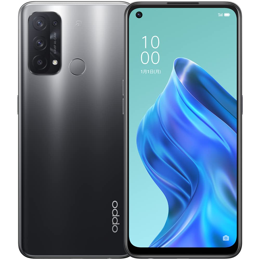 Amazon | OPPO Reno5A シルバーブラック CPH2199 docomo/au/SoftBank