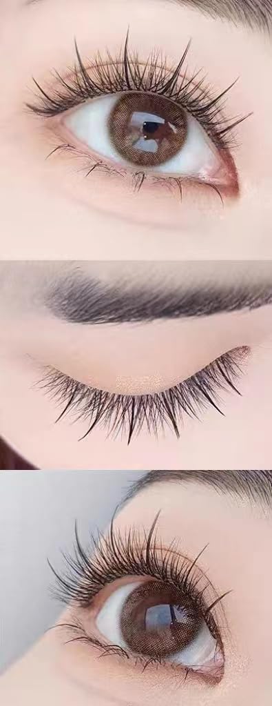 Amazon | 自然つけまつげナチュラルアイラッシュ高級繊維柔らかい目尻