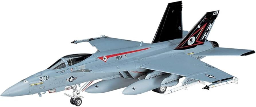Amazon.com: Hasegawa 1/72 F/A-18E Super Hornet (Single Seat