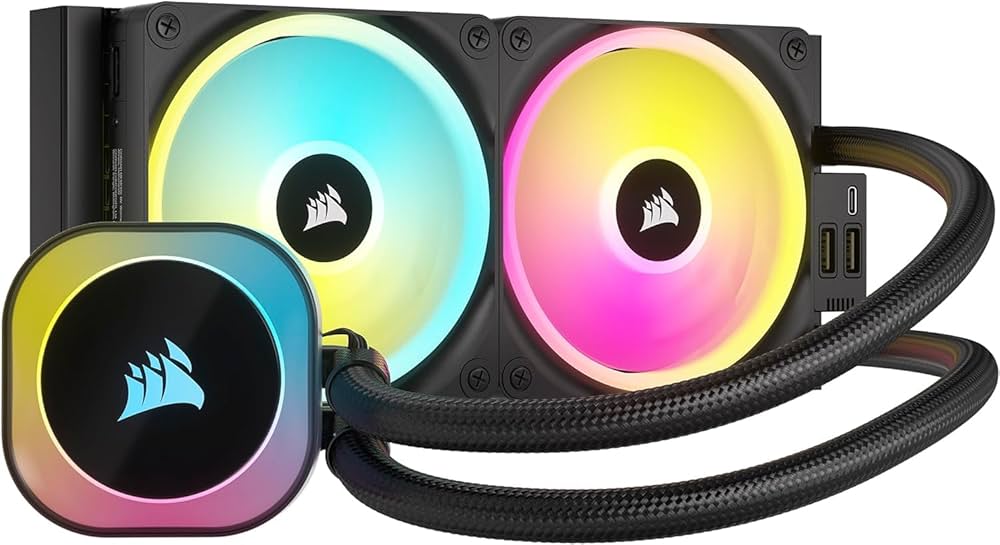 Amazon | Corsair iCUE LINK H100i RGB 簡易水冷CPUクーラー RGB搭載