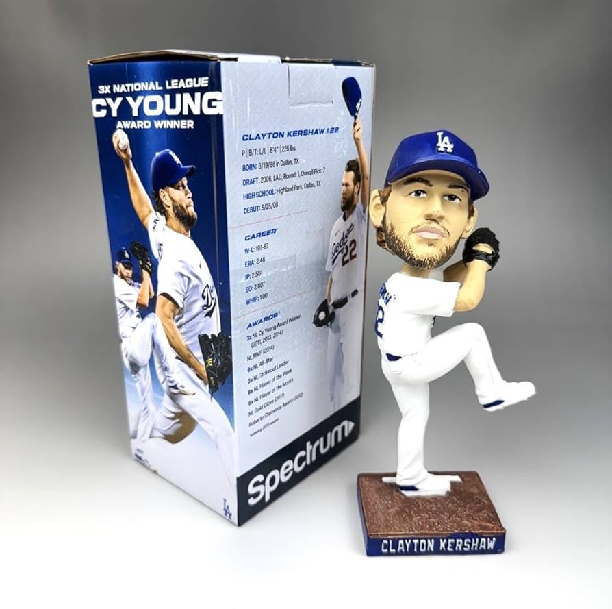 ナ*コ様 ドジャース クレイトン カーショー ボブルヘッド ド軍の偉大な