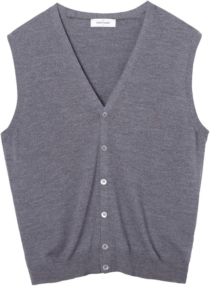 Amazon | [グランサッソ] Gran Sasso ニットベスト 44サイズ [並行輸入