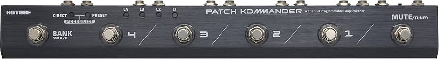 Amazon | HOTONE PATCH KOMMANDER LS-10 4チャンネル・プログラマブル