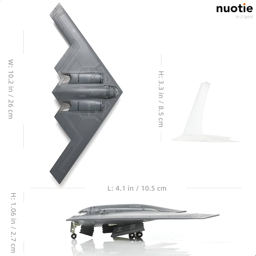 Amazon.co.jp: NUOTIE 1/200 B-2A スピリット ステルス 戦略的 重爆撃