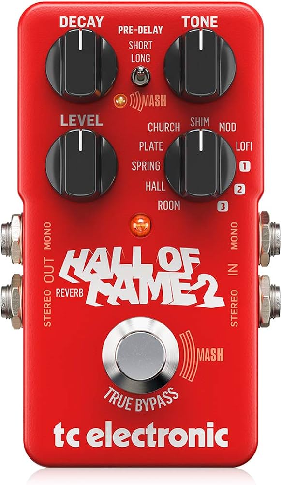 TC Electronic HALL OF FAME 2 REVERB Iconic Reverb Pedal with