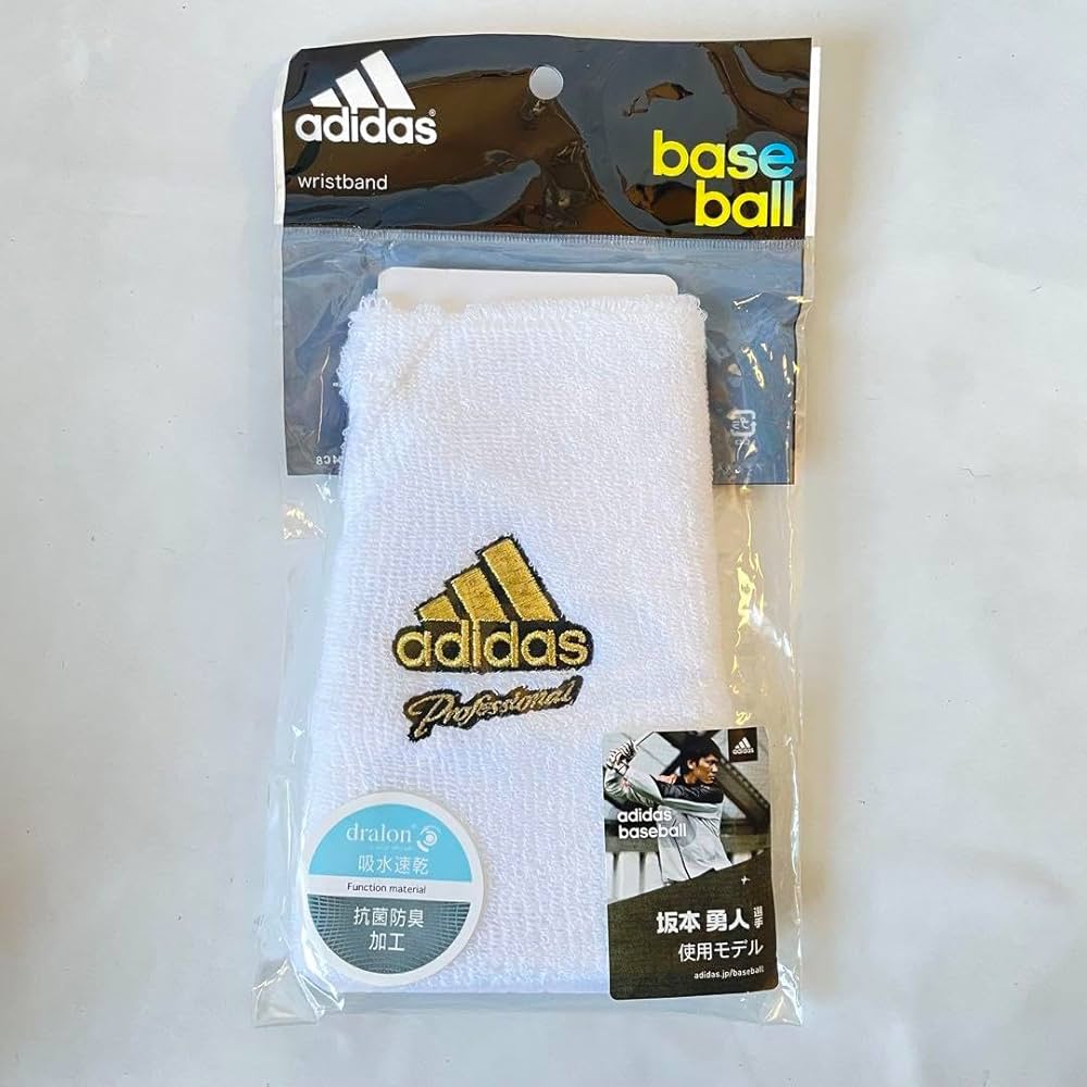 Amazon | ノーブランド品アディダス野球リストバンド坂本勇人使用