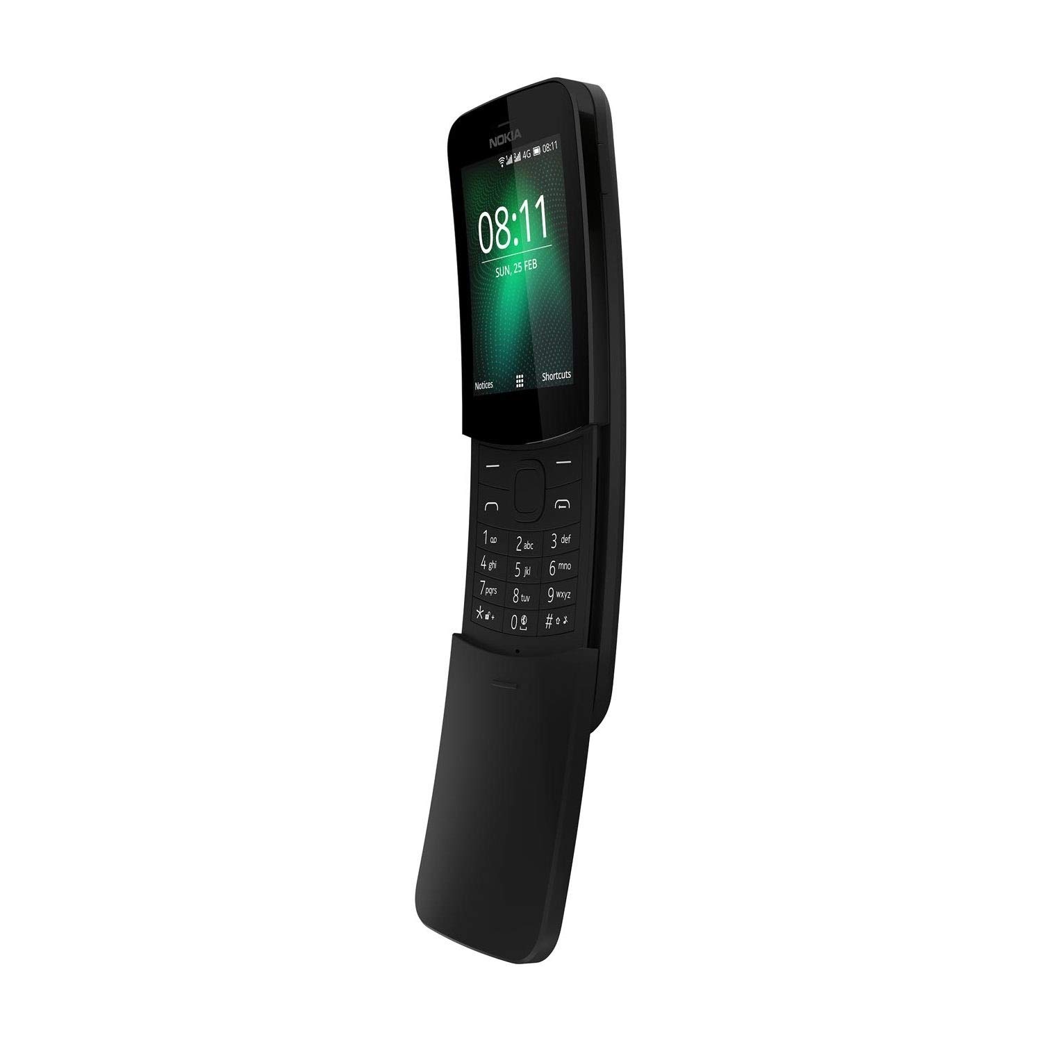 Amazon | Nokia ノキア 8110 4G（SIMフリー）Black/ブラック [並行輸入