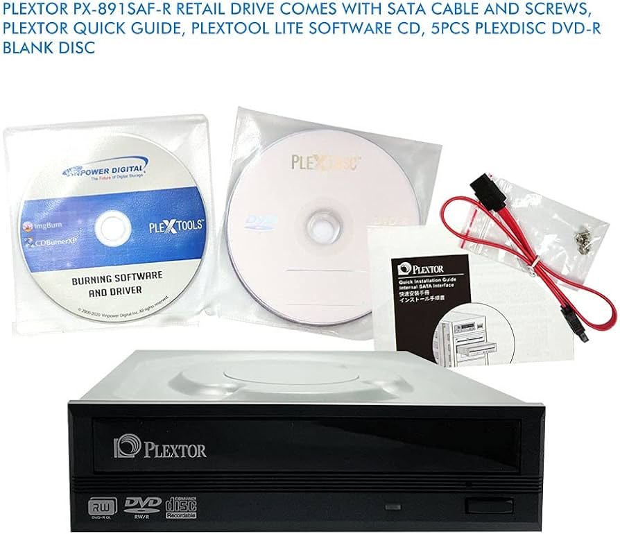 Amazon.com: Digital Plextor PlexWriter PX-891SAF-R 24X SATA DVD