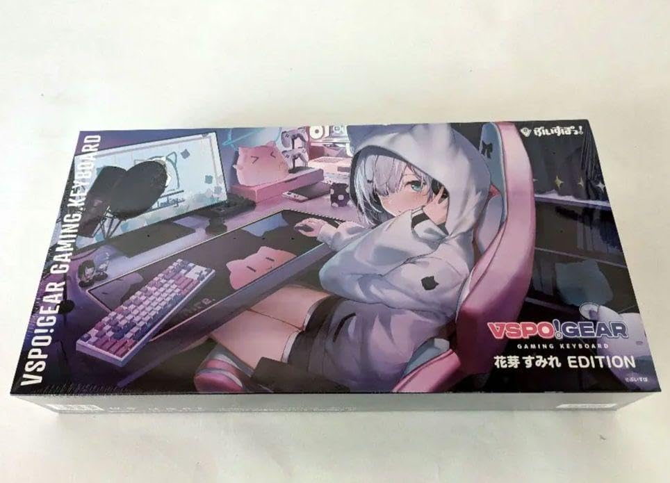 Amazon.co.jp: ぶい すぽっ VSPO ゲーミングキーボード 花芽すみれ
