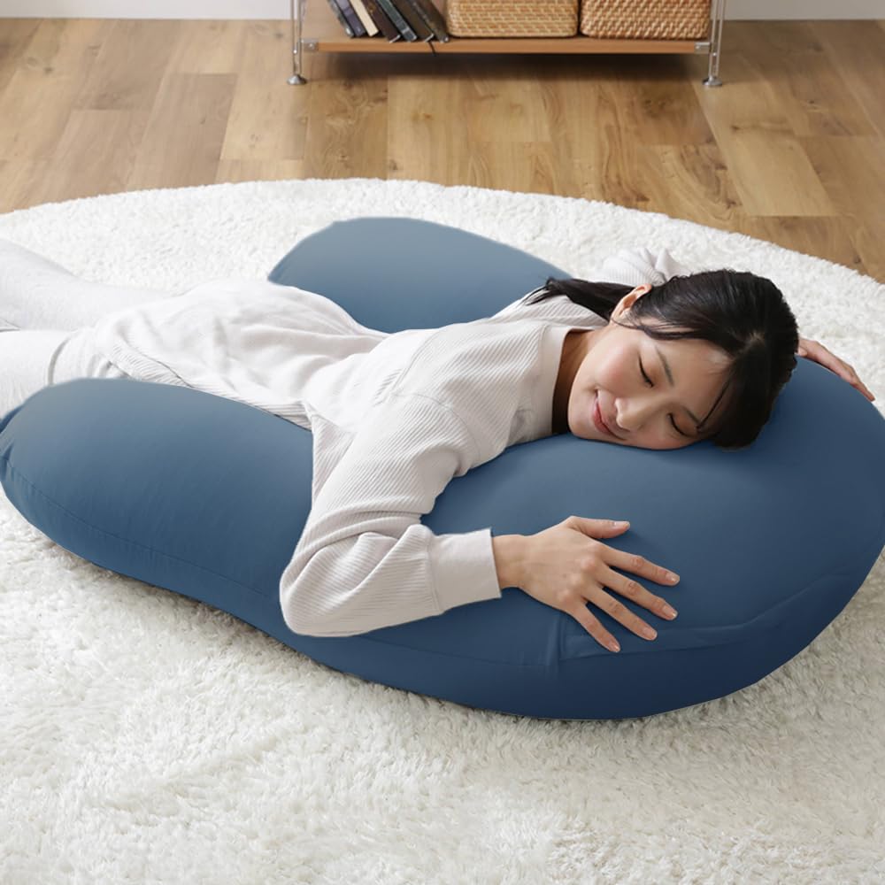 Amazon.co.jp: アイリスプラザ ビーズクッション U字型 クッション