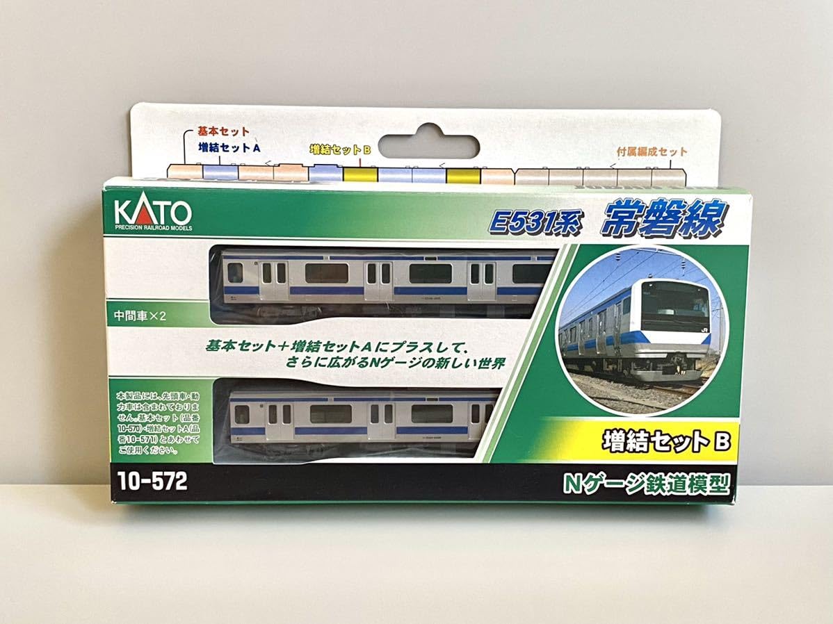 Amazon.co.jp: 絶版KATO 10-572 E531系 常磐線 増結セットB SVS2