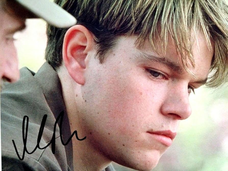 Amazon.co.jp: 中マット・デイモン直筆サイン入り超 大型写真Matt