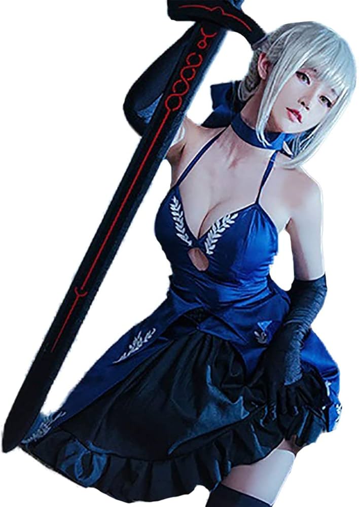 Amazon.co.jp: Fate/Grand Order FGO セイバー コスプレ衣装 ドレス