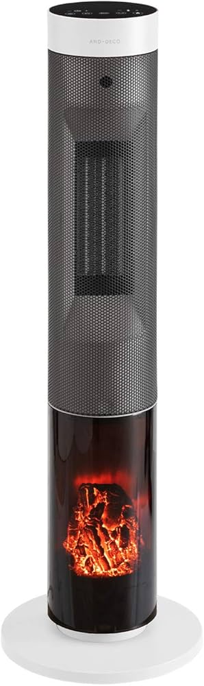 Amazon.co.jp : モダンデコ 暖炉型ファンヒーター おしゃれ 【保証1