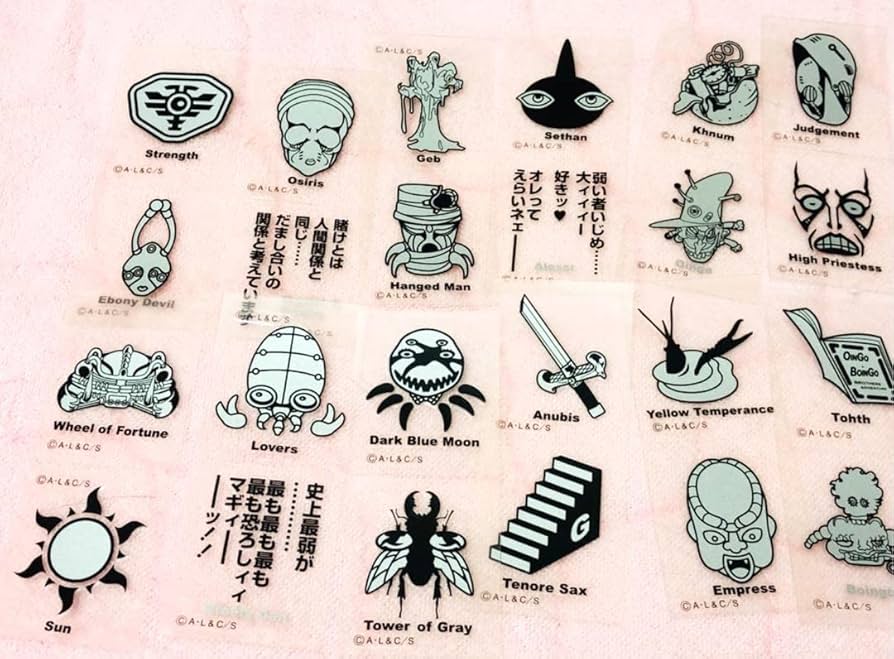 Amazon.co.jp: ジョジョの奇妙な冒険 リアルペイントシート シール 3部