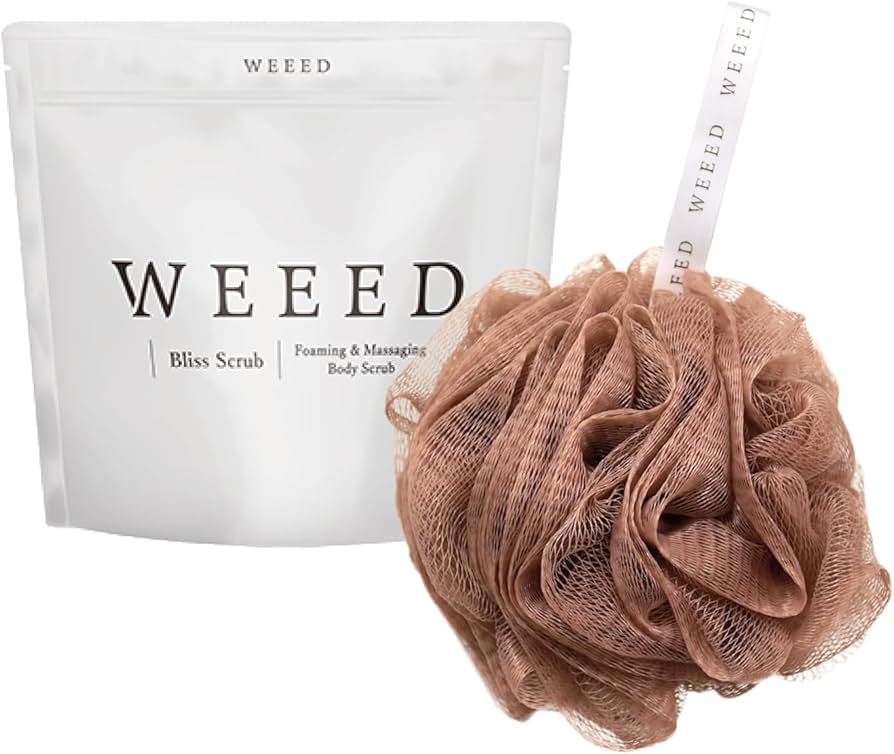 Amazon | WEEED ブリススクラブ 120g & オリジナル 泡立てネット