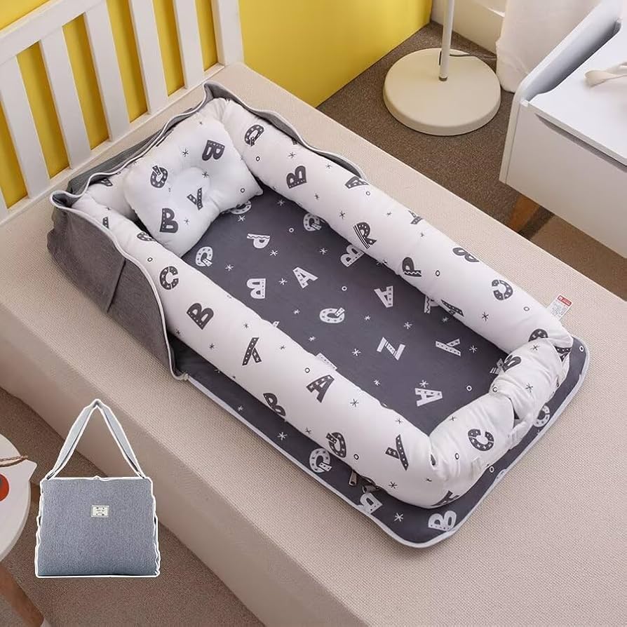 Amazon.co.jp: HZDMJ ベッドインベッド 折りたたみ ベビーベッド