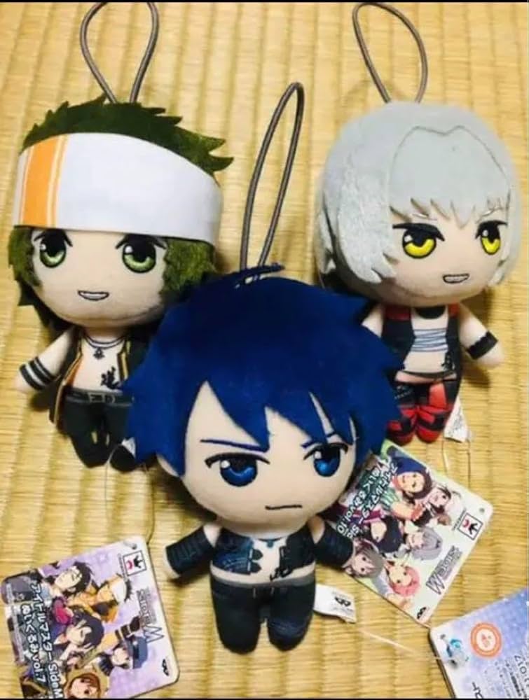 Amazon.co.jp: 大河タケル 牙崎漣 城寺道流 sidem ぬいぐるみ 虎牙道