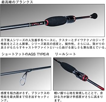 Amazon.co.jp: ダイワ(DAIWA) アジング/メバリング 月下美人EX AGS 66L