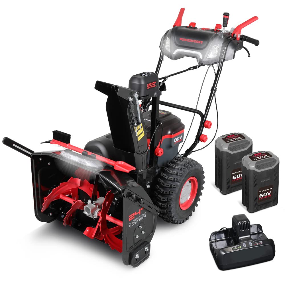 Amazon.co.jp: HAIGE(ハイガー) 電動除雪機 家庭用 充電式（バッテリー