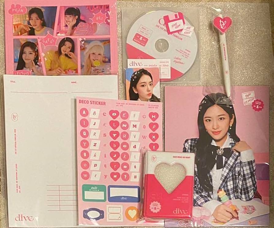 Amazon.co.jp: IVE 1期韓国 ファンクラブDIVE 入会特典キット : おもちゃ
