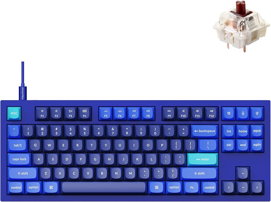 Amazon.com: Keychron Q3 QMK/VIA Wired Custom Mechanical Keyboard