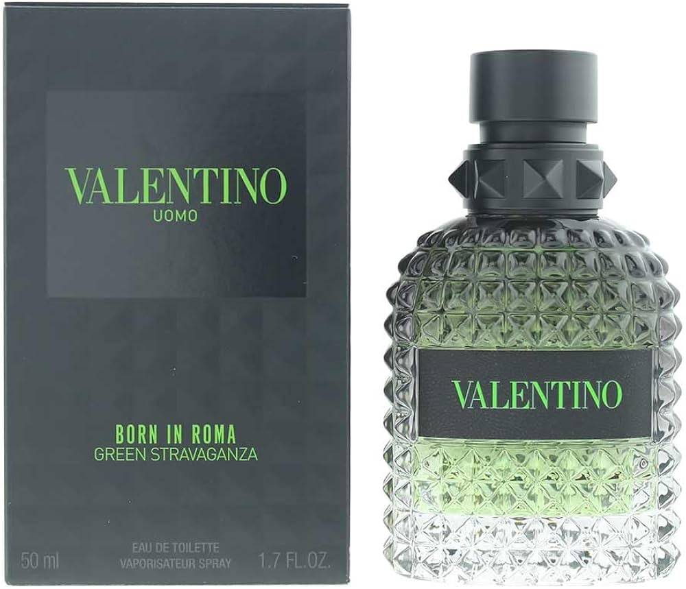 Amazon.com : Valentino Uomo Born in Roma Green Stravaganza Eau de