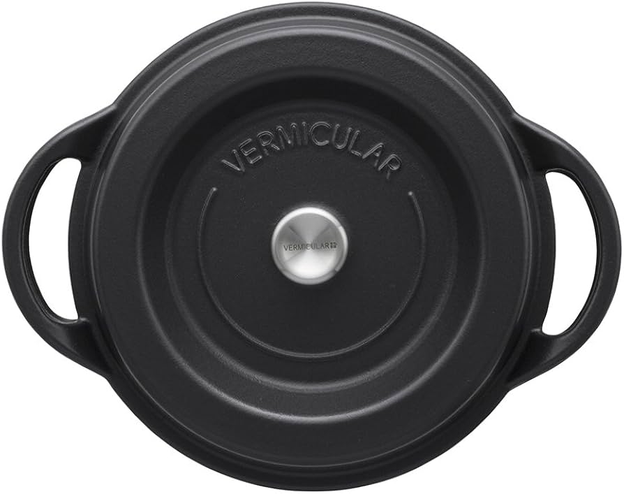 Amazon｜バーミキュラ 鋳物ホーロー鍋 22cm マットブラック 無水調理