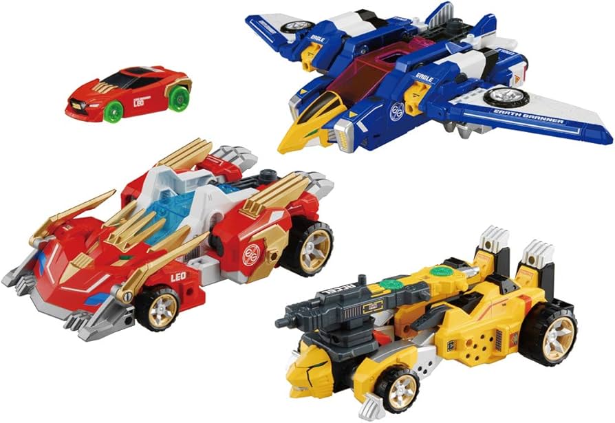 Amazon.co.jp: トミカ アースグランナー レオ イーグル チータ 絆合体