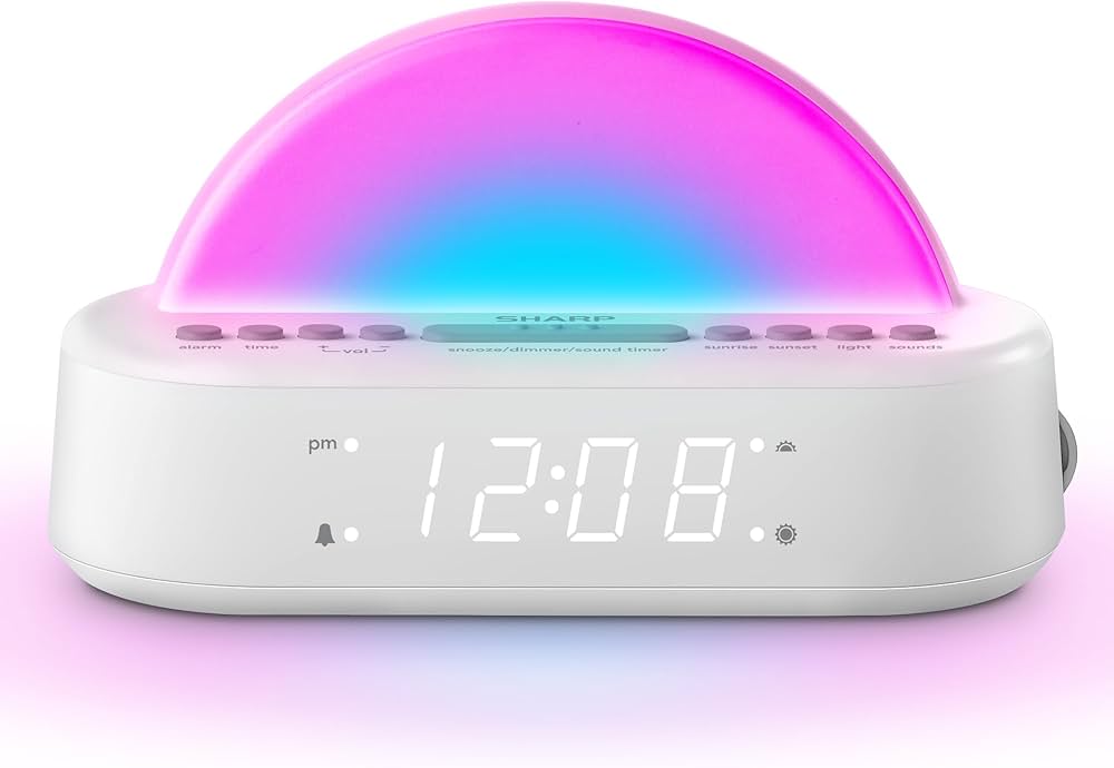 Amazon.com: Sharp Sunrise Alarm Clock, Wake Up Gently with Sunrise