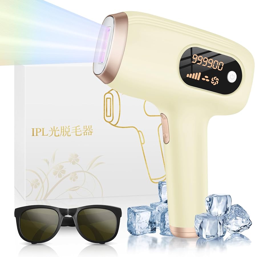 Amazon | 脱毛器 【2024新登場・サロン級】IPL光脱毛技術 99万発5段階