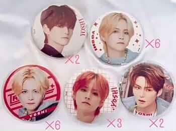 Amazon.co.jp: treasure ヨシノリ 芳典 ヨシ 缶バッジ セット : おもちゃ