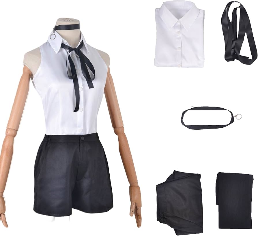 Amazon.co.jp: チェンソーマン レゼ コスプレ衣装 ウィッグ付き マキマ