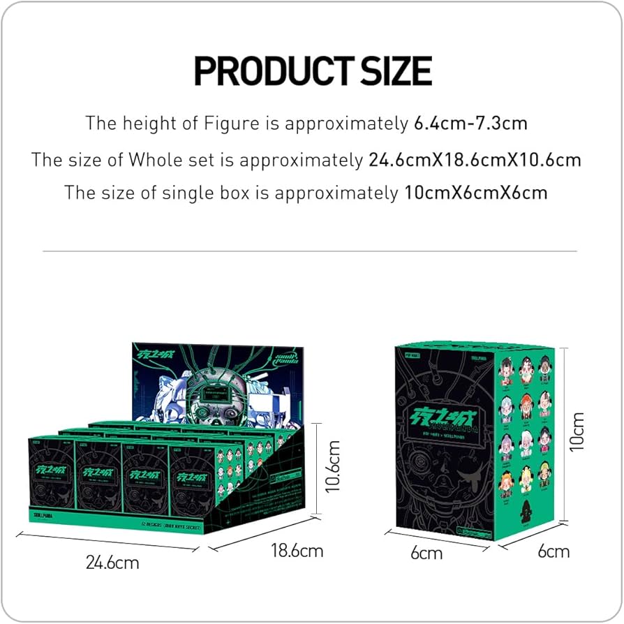 Amazon.co.jp: POP MART SKULLPANDA City of Night シリーズ【アソート