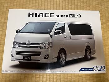 Amazon.co.jp: アオシマ模型 トヨタ 200系 ハイエース スーパーGL 1 24