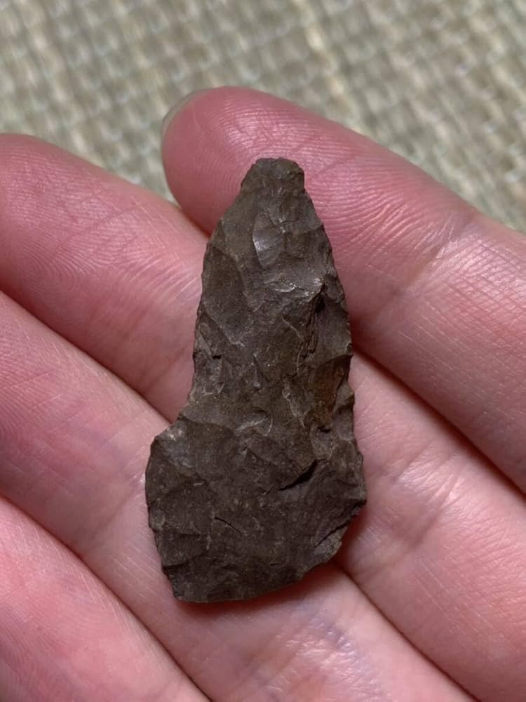 Amazon.co.jp: 旧石器時代尖頭器紀元前15000年頃打製磨製石斧出土石器