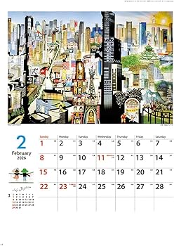 Amazon | 新日本 藤城清治B 2026年カレンダー 54×38cm CL-464